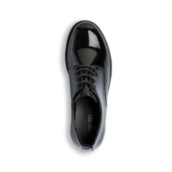 New Stringate nere da donna effetto lucido e allacciatura derby Donna Stringate Donna