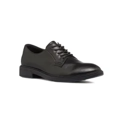 Outlet Stringate nere da uomo con allacciatura Derby Uomo Scarpe Eleganti Uomo|Scarpe Cerimonia Uomo