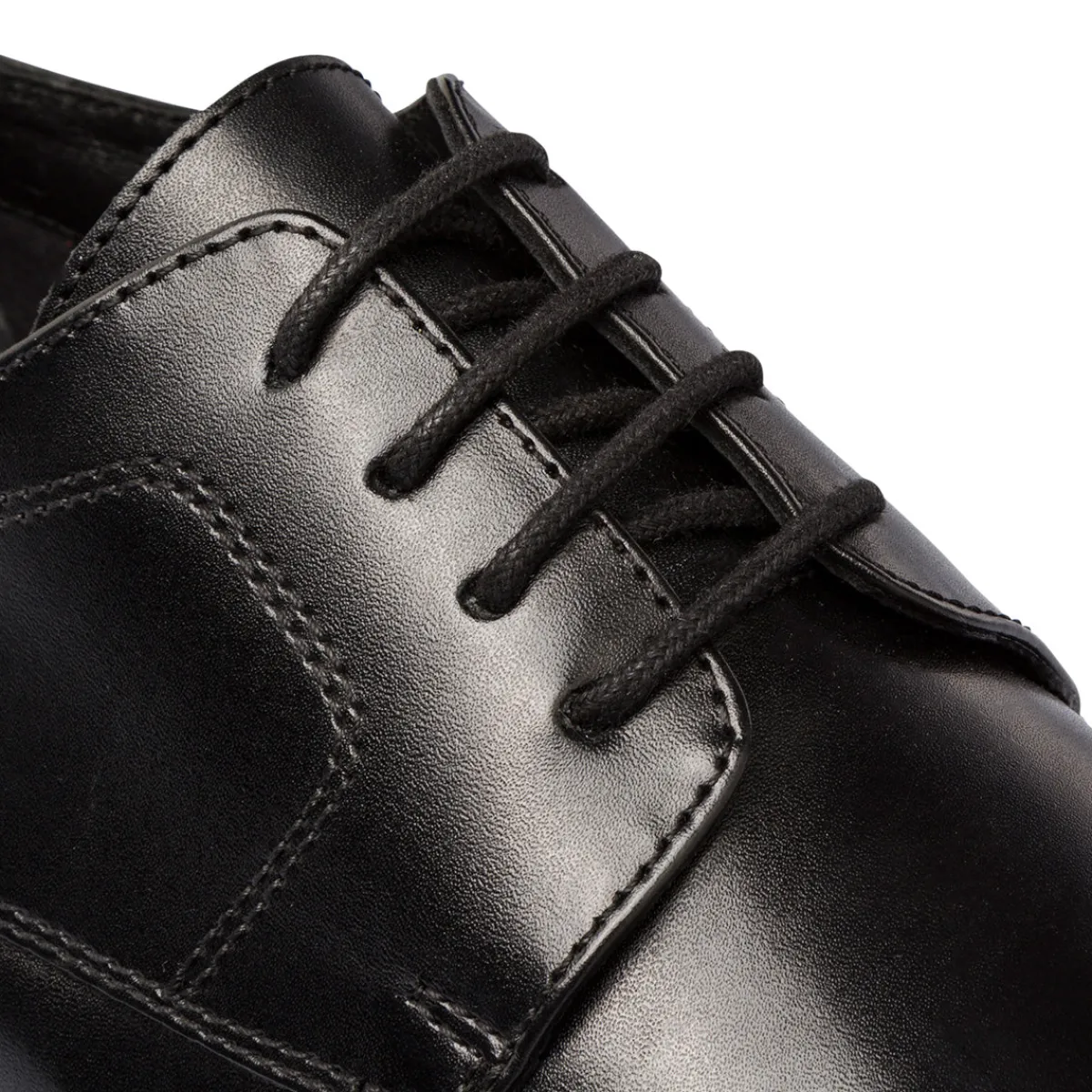 Hot Stringate nere in pelle da uomo con allacciatura Derby Uomo Stringate Uomo