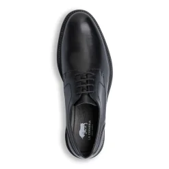 Hot Stringate nere in pelle da uomo con allacciatura Derby Uomo Stringate Uomo