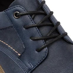 Stringate oxford casual blu da uomo Uomo Stringate Uomo