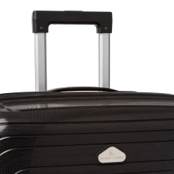 Trolley Bagaglio a mano in abs nero Bagaglio A Mano