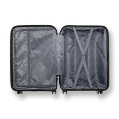 Trolley Bagaglio a mano in abs nero Bagaglio A Mano