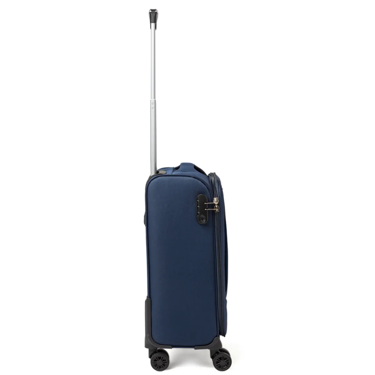 Outlet Trolley bagaglio a mano in tessuto blu Bagaglio A Mano