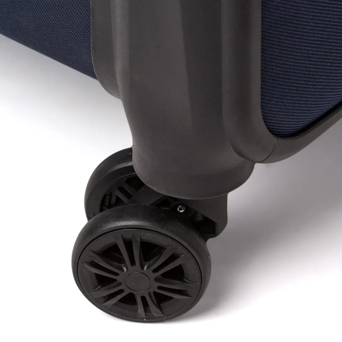 Outlet Trolley bagaglio a mano in tessuto blu Bagaglio A Mano