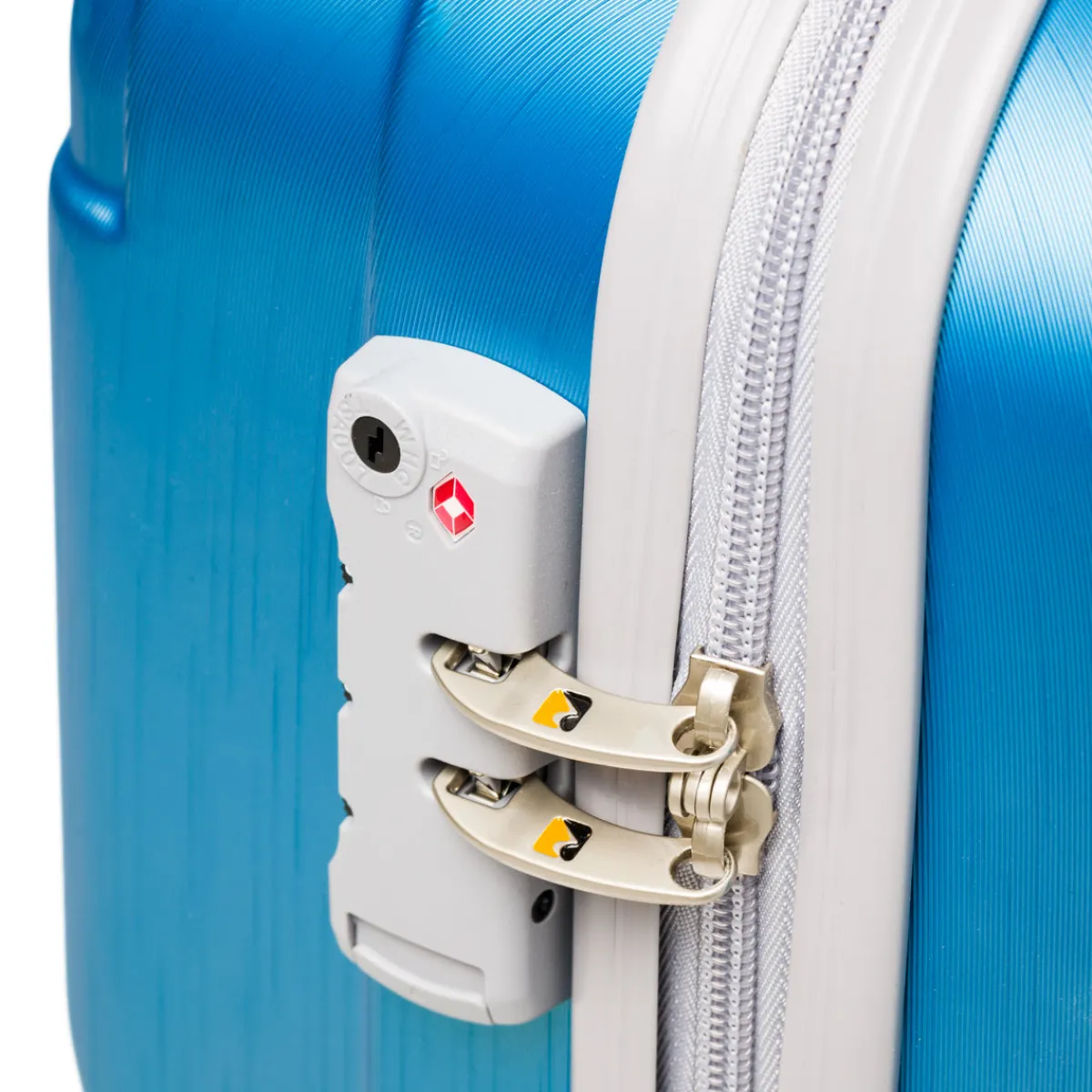 Trolley grande azzurro in ABS Valigie Grandi