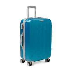 Sale Trolley medio azzurro in ABS Valigie Medie