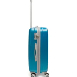 Sale Trolley medio azzurro in ABS Valigie Medie