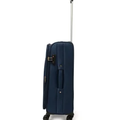 Clearance Trolley medio blu navy in tessuto Valigie Medie