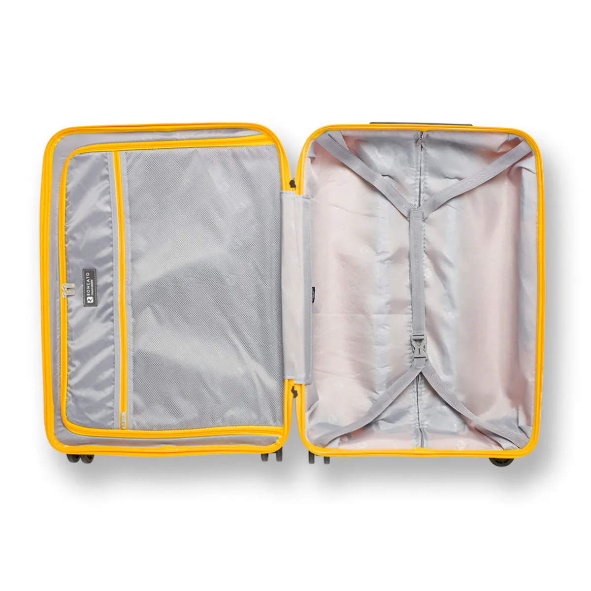 Discount Trolley medio giallo in ABS Valigie Medie