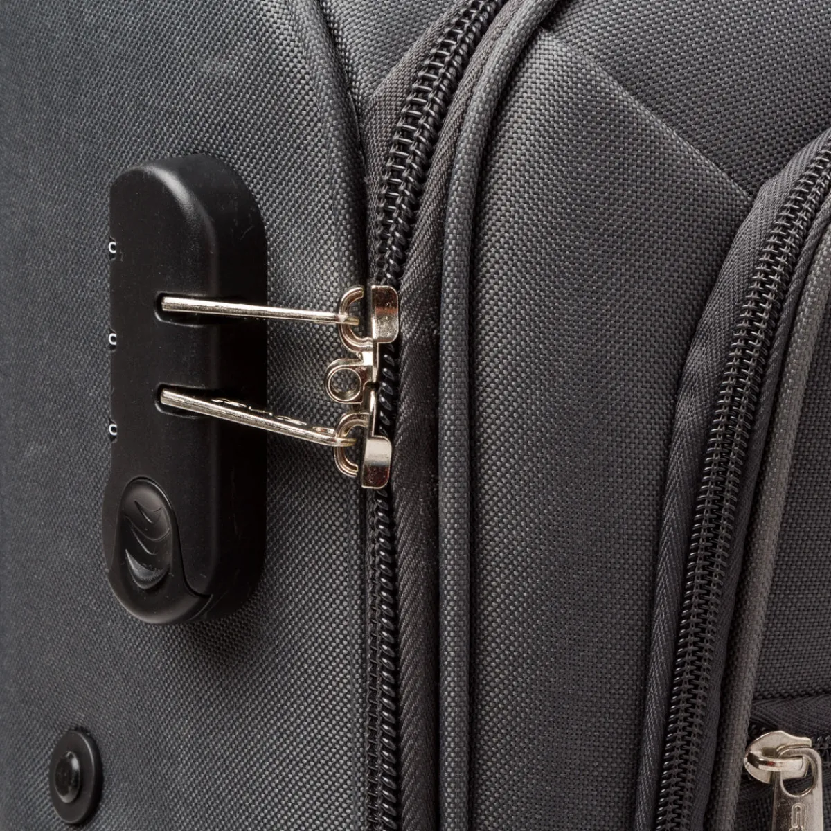 Trolley medio grigio antracite in tessuto Valigie Medie