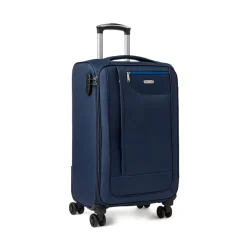 Best Trolley medio in tessuto blu Valigie Medie