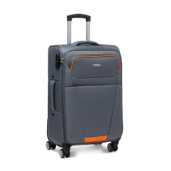 Best Trolley medio in tessuto grigio Valigie Medie