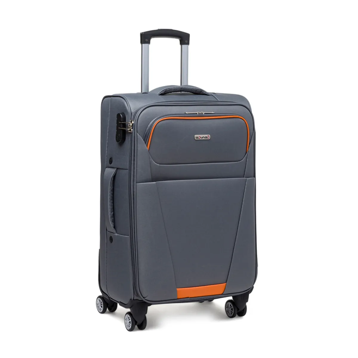 Best Trolley medio in tessuto grigio Valigie Medie