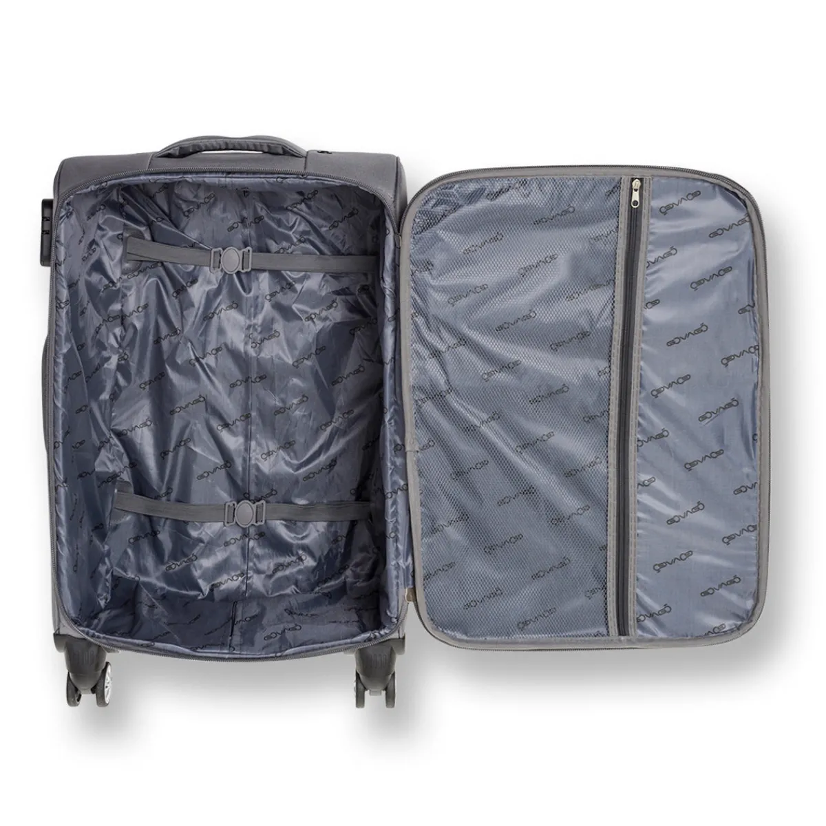 Best Trolley medio in tessuto grigio Valigie Medie