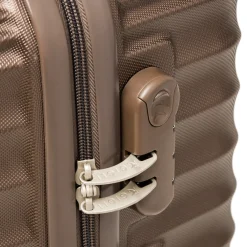 Sale Trolley medio marrone in ABS Valigie Medie