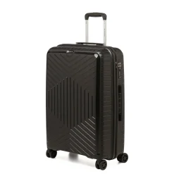 Trolley medio nero rigido in ABS Hexa Valigie Medie