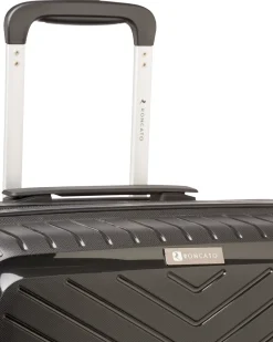 Trolley medio nero rigido in ABS Hexa Valigie Medie