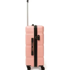 Outlet Trolley medio rosa in ABS Valigie Medie