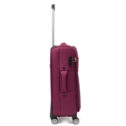 Discount Trolley medio viola da viaggio in tessuto Valigie Medie