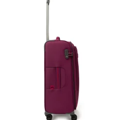 Best Trolley medio viola in tessuto Valigie Medie