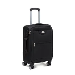 New Trolley piccolo nero in tessuto Valigie Bagaglio A Mano