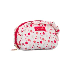 Sale Trousse bianca da Donna con stampa fragola Donna Beauty Case E Trousse