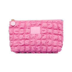 Clearance Trousse porta oggetti rosa da donna con logo Donna Beauty Case E Trousse