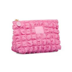 Clearance Trousse porta oggetti rosa da donna con logo Donna Beauty Case E Trousse