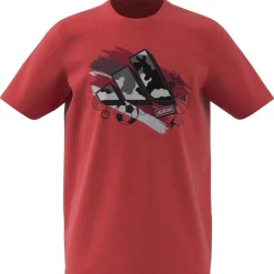 Hot T-shirt bambino arancione Training Graphic Junior Bambino Abbigliamento Adidas|T-Shirt Bambino