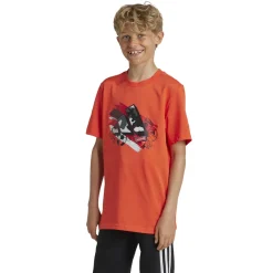Hot T-shirt bambino arancione Training Graphic Junior Bambino Abbigliamento Adidas|T-Shirt Bambino