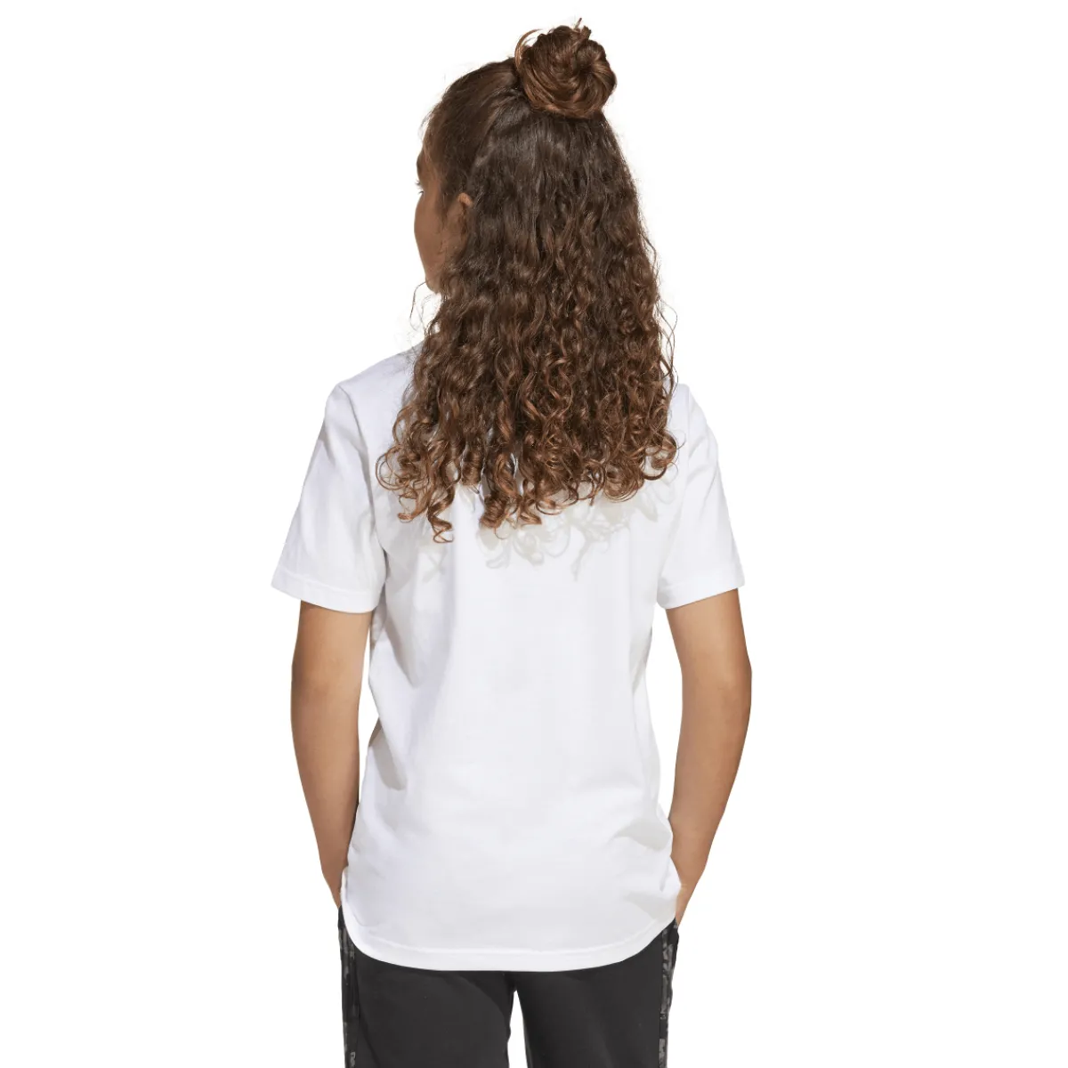 T-Shirt bianca da Bambina con stampa frontale Bambino Abbigliamento Adidas|T-Shirt Bambino