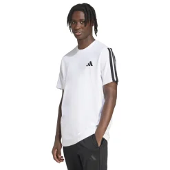 Discount T-shirt bianca da Uomo con bande laterali M 3S SJ T Uomo Abbigliamento Adidas|T-Shirt Uomo