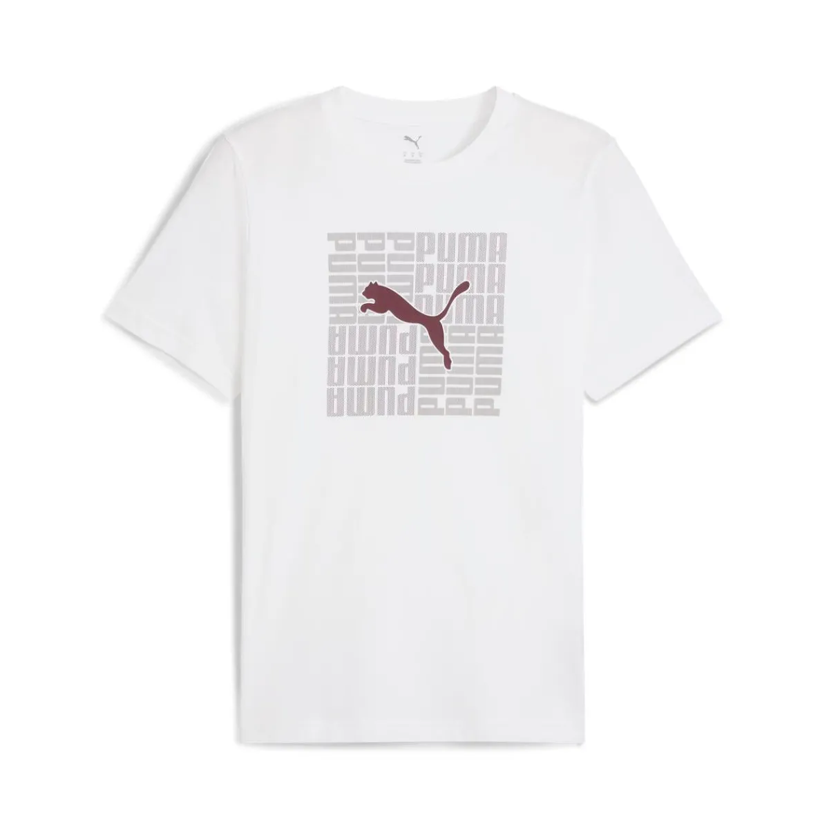 Online T-shirt bianca da Uomo con logo GRAPHIC Box Tee Uomo Abbigliamento Puma|T-Shirt Uomo