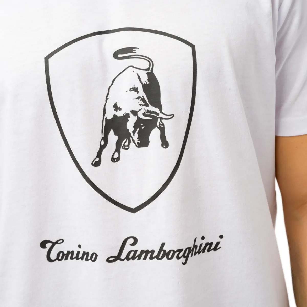 Hot T-shirt bianca da uomo con logo Uomo T-Shirt Uomo|Abbigliamento Sportivo Uomo