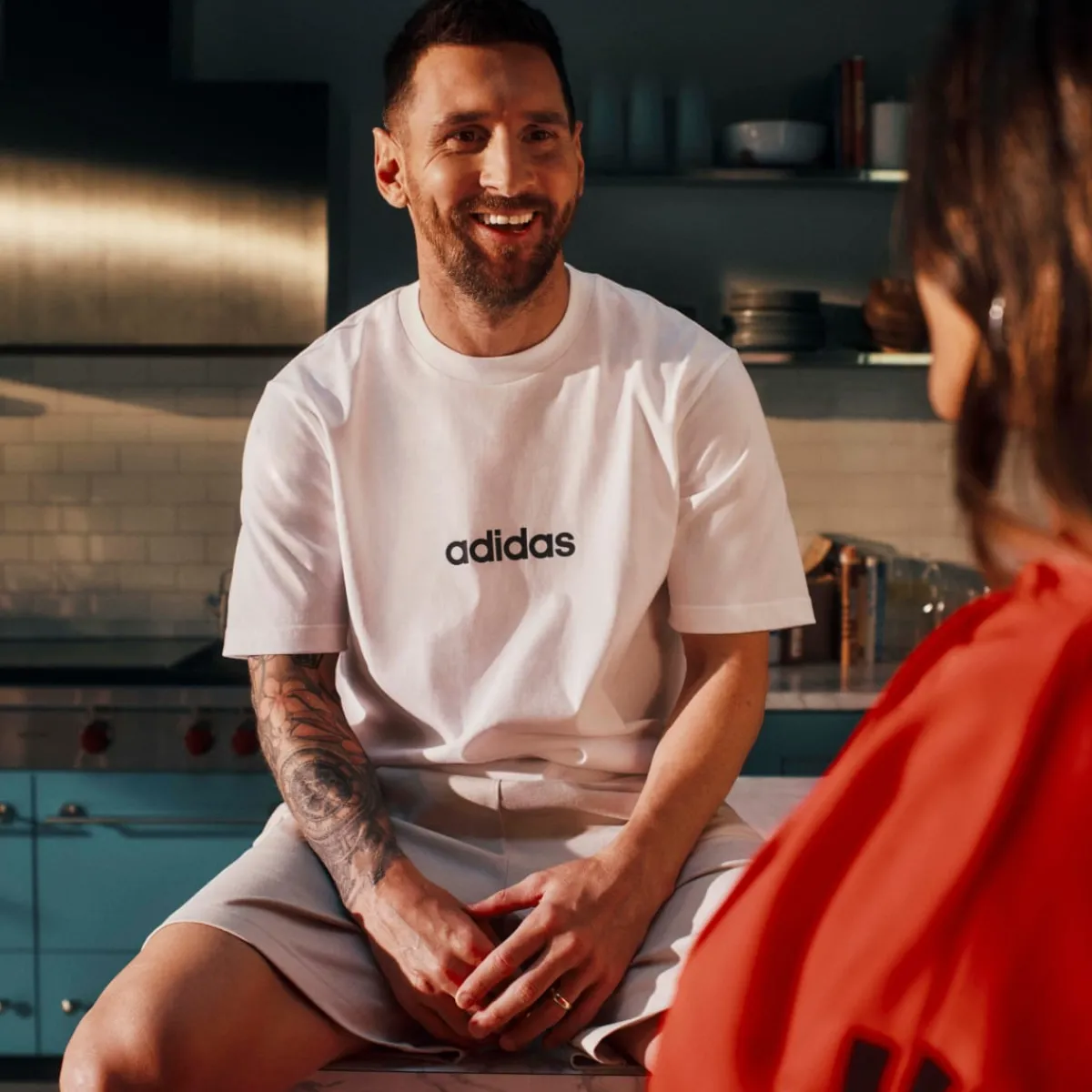 New T-shirt bianca da Uomo in cotone con logo Uomo Abbigliamento Adidas|T-Shirt Uomo