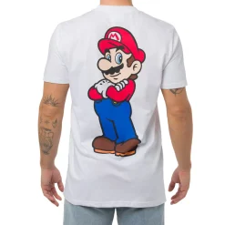 Clearance T-Shirt bianca da Uomo videogame Nintendo Uomo T-Shirt Uomo|Abbigliamento Sportivo Uomo
