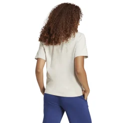 T-shirt bianco off-white da donna con logo centrale Donna Abbigliamento Adidas|T-Shirt Donna