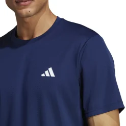 Online T-shirt blu da uomo con logo bianco Essentials Training Uomo Abbigliamento Adidas|T-Shirt Uomo