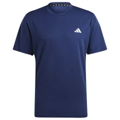 Online T-shirt blu da uomo con logo bianco Essentials Training Uomo Abbigliamento Adidas|T-Shirt Uomo