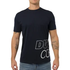 Sale T-shirt blu da Uomo con mega stampa Corse Uomo Abbigliamento Ducati|T-Shirt Uomo