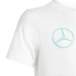 Hot T-shirt da Bambino bianca con logo x Mercedes-AMG Petronas F1 Team Bambino Abbigliamento Adidas|T-Shirt Bambino