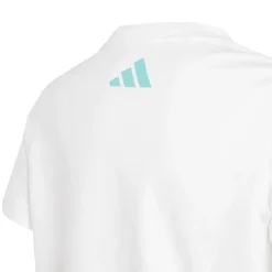 Hot T-shirt da Bambino bianca con logo x Mercedes-AMG Petronas F1 Team Bambino Abbigliamento Adidas|T-Shirt Bambino