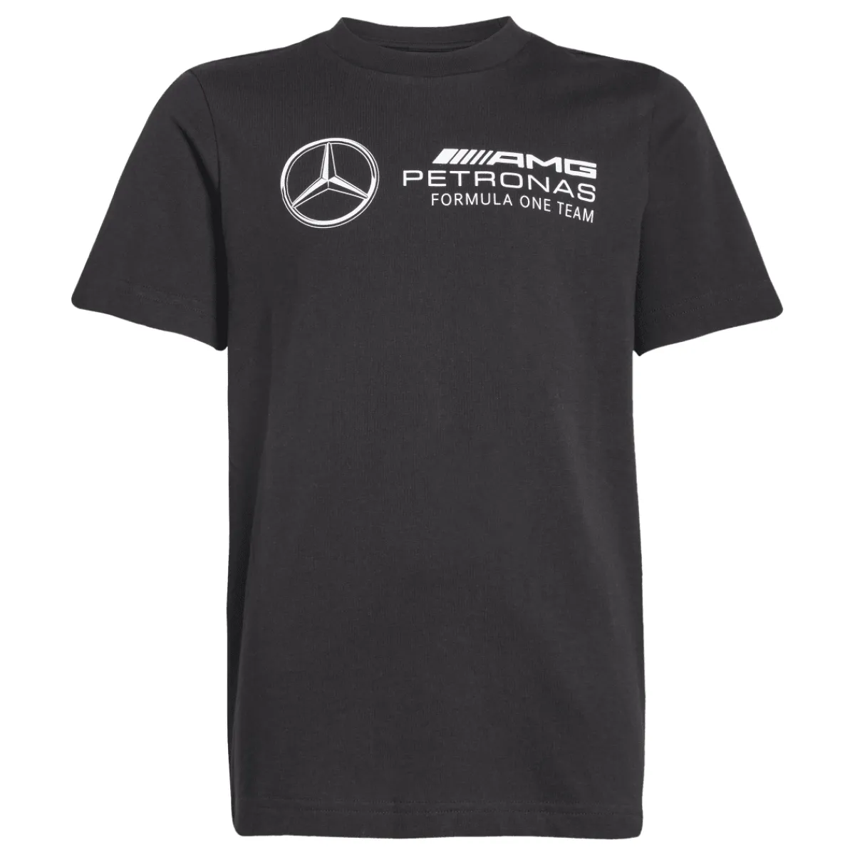 Outlet T-shirt da Bambino nera con logo x Mercedes-AMG Petronas F1 Team Bambino Abbigliamento Adidas|T-Shirt Bambino
