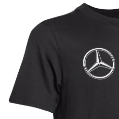 Outlet T-shirt da Bambino nera con logo x Mercedes-AMG Petronas F1 Team Bambino Abbigliamento Adidas|T-Shirt Bambino