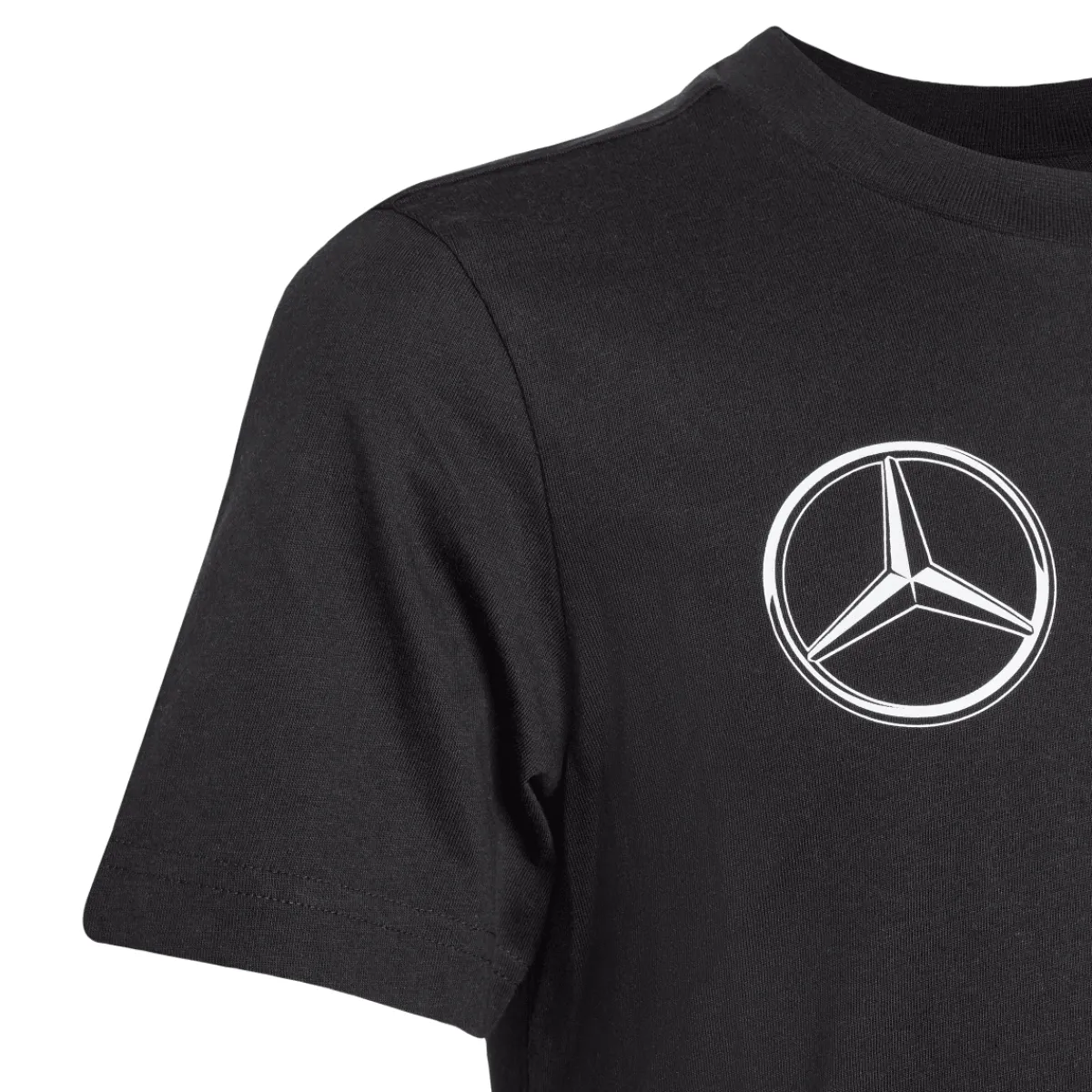 Outlet T-shirt da Bambino nera con logo x Mercedes-AMG Petronas F1 Team Bambino Abbigliamento Adidas|T-Shirt Bambino