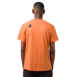 Outlet T-shirt da uomo arancione con dettaglio stampa Scrambler Uomo Abbigliamento Ducati|T-Shirt Uomo