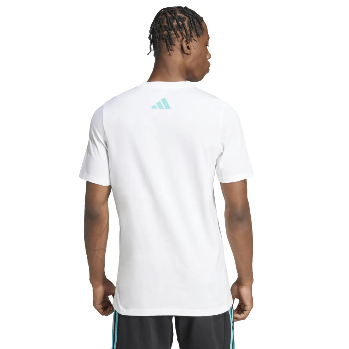 Online T-shirt da Uomo bianca con logo x Mercedes-AMG Petronas F1 Team Uomo Abbigliamento Adidas|T-Shirt Uomo