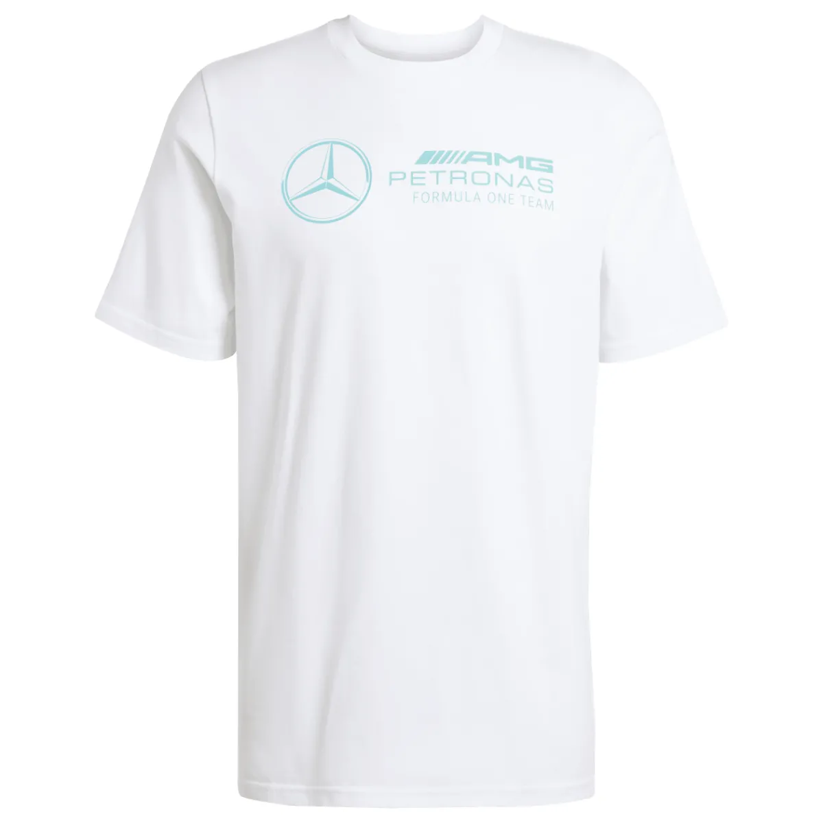 Online T-shirt da Uomo bianca con logo x Mercedes-AMG Petronas F1 Team Uomo Abbigliamento Adidas|T-Shirt Uomo