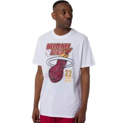 Clearance T-shirt da Uomo bianca in Cotone con stampa NBA Uomo Abbigliamento Nba|Abbigliamento Sportivo Uomo